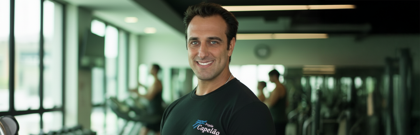 Foto profissional do personal trainer Marcelo Capelão