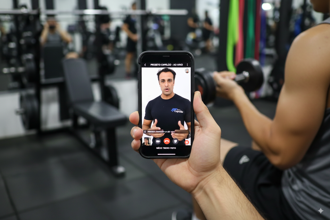 Foto profissional do personal trainer Marcelo Capelão